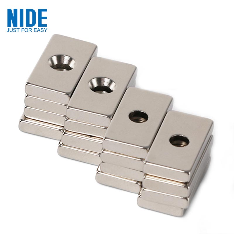 Square Strong Neodymium Magnet агломерленген NdFeB магнит тешик менен